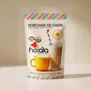 Horchata de Chufa en poudre Holala – Sachet 250g sans sucre ajouté, sans gluten, sans lactose