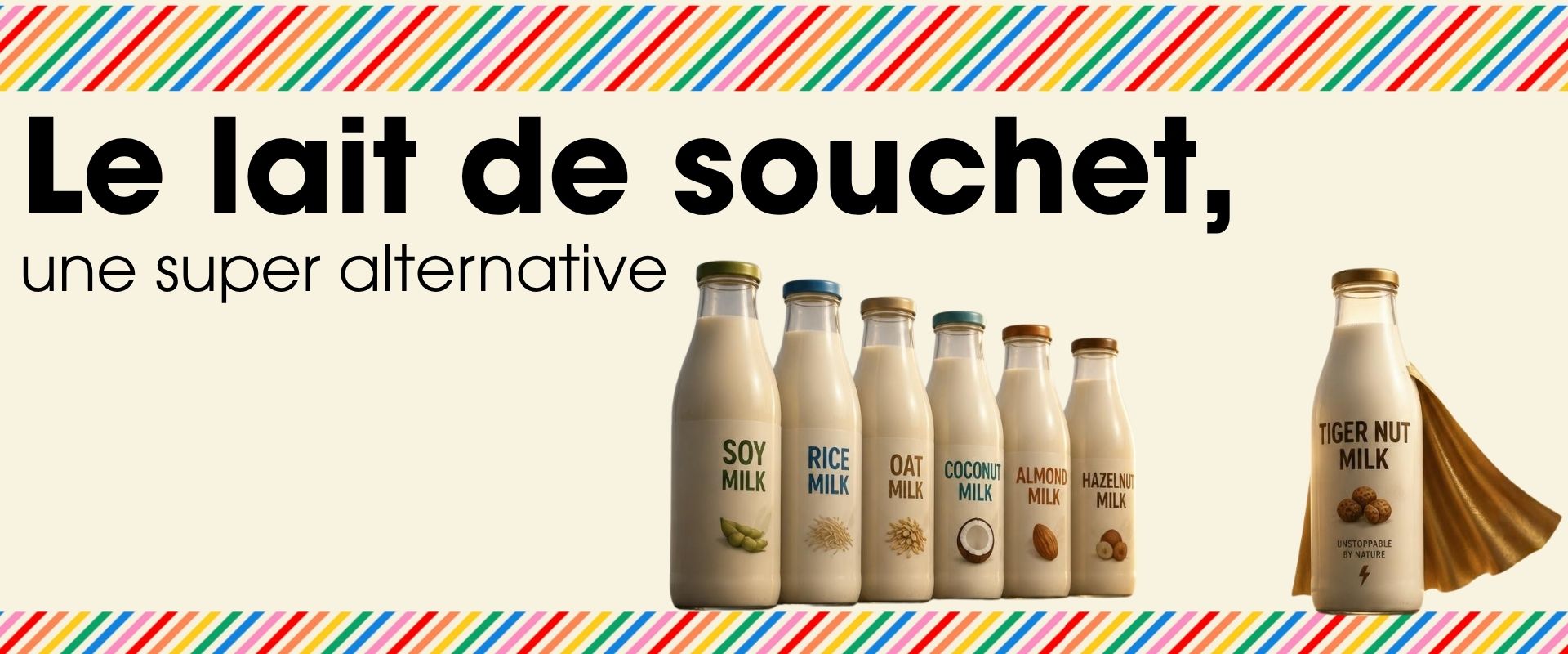 lait de souchet Comparatif de laits végétaux : lait de souchet, amande, avoine et ri