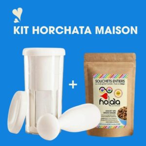 Kit lait végétal et horchata maison : souchet d'Espagne et Vegan Milker Classic